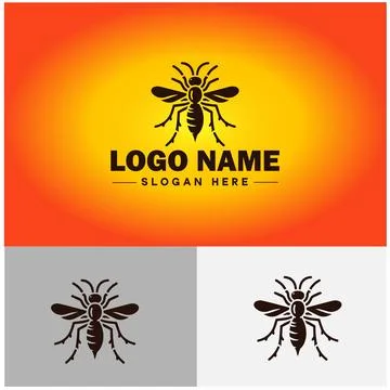 Gnat logo vector art icon graphics for business brand icon mosquito logo te.. 스톡 일러스트