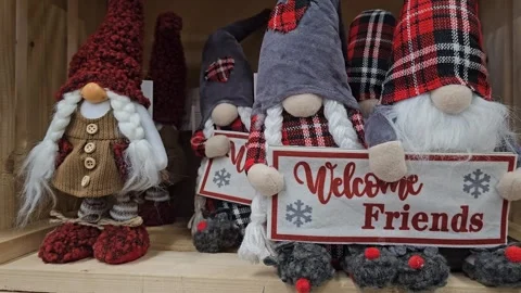 Gnome Big in the Supermarket Video stock 296097777