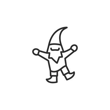 Gnome Icon Stock Illustration
