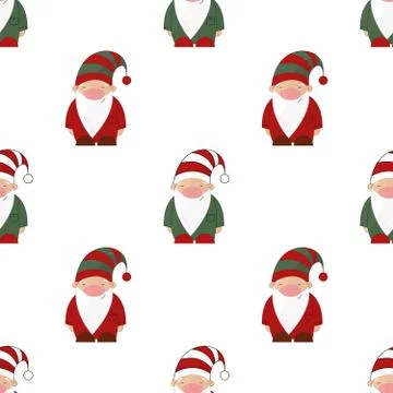 Gnome pattern Stock Illustration