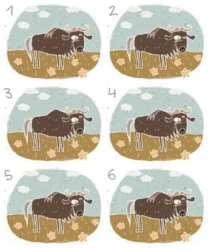 Gnu Visual Game Stock Illustration