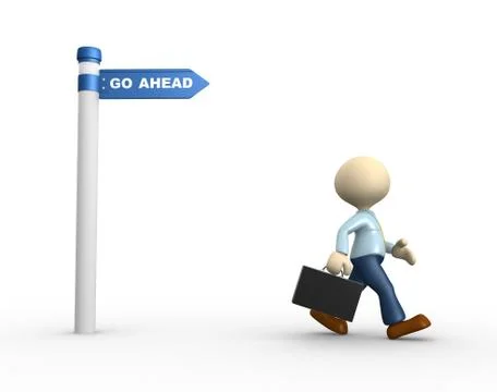 Go ahead Stock Illustration