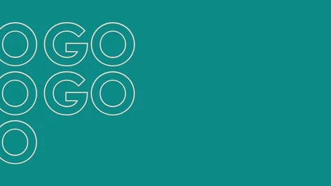 GO animated text for video Stock Footage 127127829