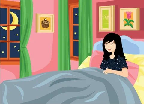 Go to Bed Illustration Stock Illustration