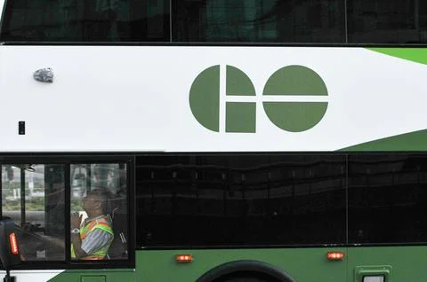 Go bus logo in Canada Stock Photos