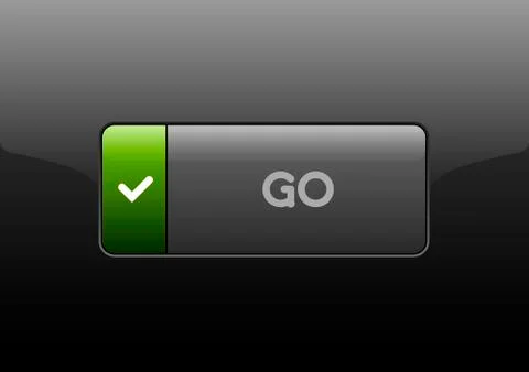 Go Button Stock Illustration