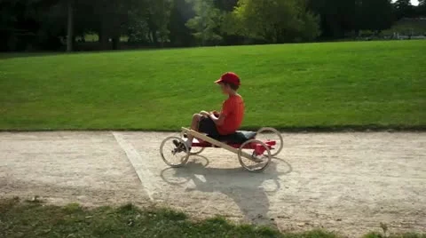 Go-cart Video stock 12374286