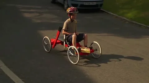 Go-cart Video stock 12374296