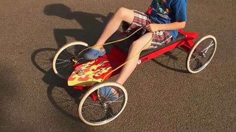 Go-cart Stock Footage 12374315