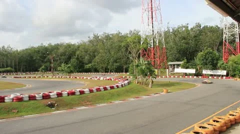 Go Carting Video stock 11600417