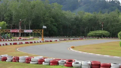 Go Carting Video stock 11622734