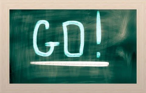 Go concept Stock Illustration