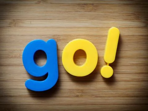 Go concept Stock Photos