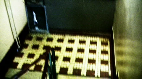 Go downstairs Stock Footage 482930