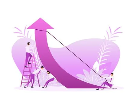 Go forward people. Flat design. Flat icon with go forward people Иллюстрация