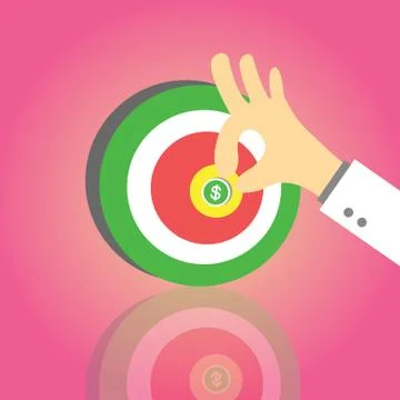 Go to goal Stock Illustration