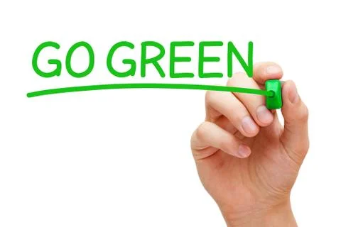 Go green concept Stock-Fotos
