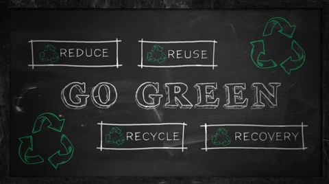 Go green concept R4 Stock Footage 30441309