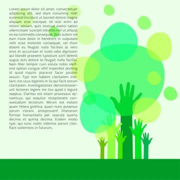 Go green concept. save world vector illustration Stock Illustration