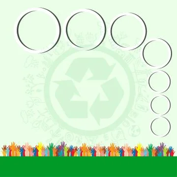 Go green concept. save world vector illustration Stock Illustration