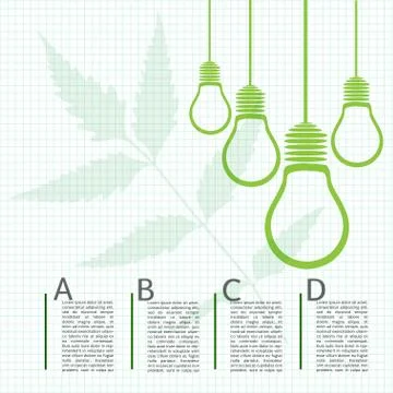 Go green concept. save world vector illustration Illustrazione stock