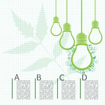 Go green concept. save world vector illustration Stock Illustration