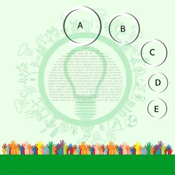 Go green concept. save world vector illustration Stock Illustration