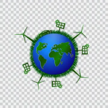 Go green design template. Environment vector illustration. イラスト素材