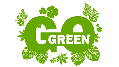 GO GREEN Stock Footage 329780725