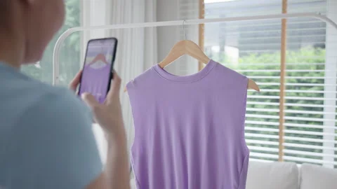 Go green Gen Z reduce manage used clothing, recycling, upcycling, secondhan.. 스톡 동영상 310356085