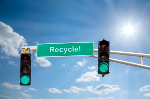 Go green Stock Illustration