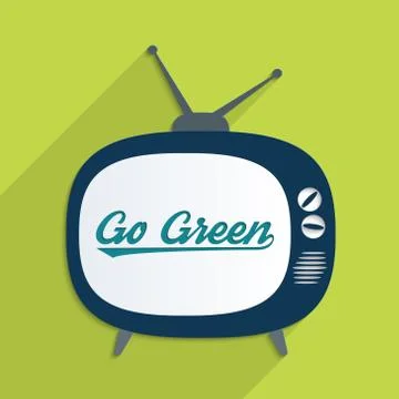 Go Green Stock Illustration