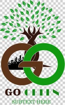 GO GREEN Stock Illustration