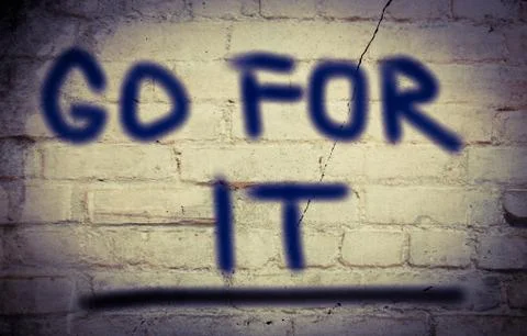 Go For It Concept Stock Illustration