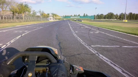Go kart on board Video stock 118644031