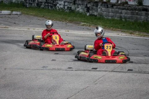 Go Kart Competition Foto stock