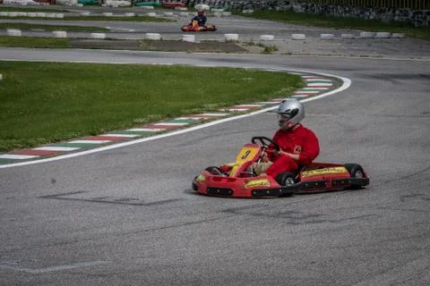 Go Kart Competition Stock Photos