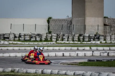 Go Kart Competition Stock Photos
