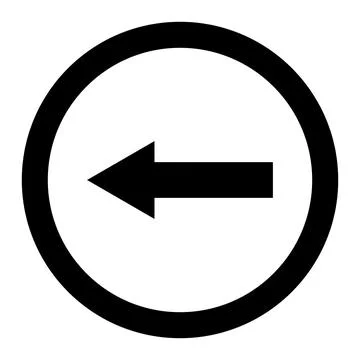 Go left Vector Icon Design Illustration Stock Illustration