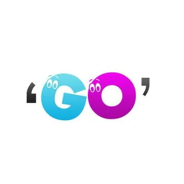 Go logo Stock Illustration