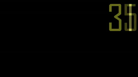 Go on numbers Video stock 823898