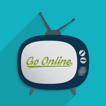 Go online Stock Illustration