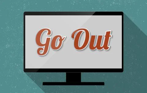 Go out Stock Illustration