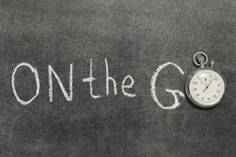 On the go Stock Photos