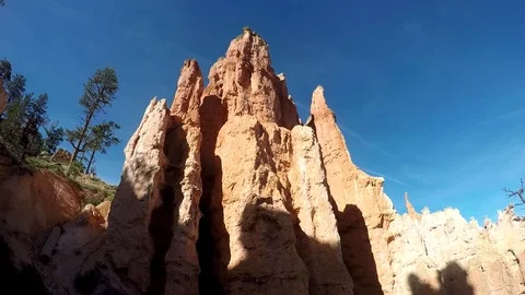 Go Pro Pan of Bryce Canyon Stock Footage 79575836