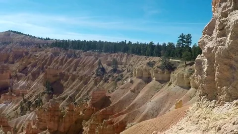 Go Pro Pan of Bryce Canyon Stock Footage 79576468