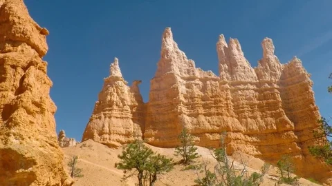 Go Pro Pan of Bryce Canyon Video stock 79577018