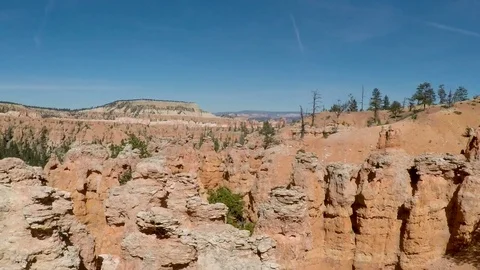 Go Pro Pan of Bryce Canyon Video stock 79577190