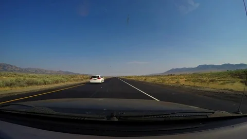 Go Pro timelapse of road trip from Los Angeles, California to Idaho. Stock Footage 81572735