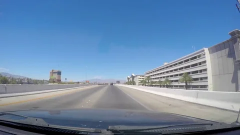 Go Pro timelapse of road trip from Los Angeles, California to Idaho. Stock Footage 81588317